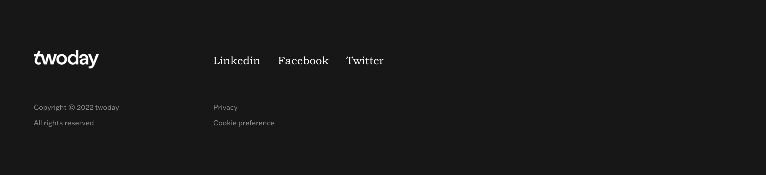Twoday-brandhub-design-system-navigation-footer-simple